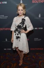 RACHEL MCADAMS at Southpaw Screening in Los Angeles