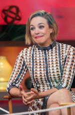 RACHEL MCADAMS on the Set of Good Morning America 07/23/2015