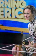 RACHEL MCADAMS on the Set of Good Morning America 07/23/2015