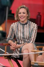 RACHEL MCADAMS on the Set of Good Morning America 07/23/2015