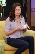 REBECCA FERGUSON on the Set of Despierta America in Miami