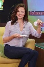 REBECCA FERGUSON on the Set of Despierta America in Miami