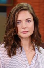 REBECCA FERGUSON on the Set of Despierta America in Miami