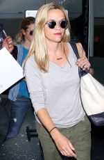 REESE WITHERSPOON at Los Angeles international Airport 07/25/2015