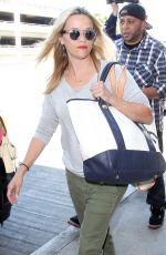 REESE WITHERSPOON at Los Angeles international Airport 07/25/2015
