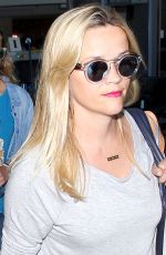 REESE WITHERSPOON at Los Angeles international Airport 07/25/2015
