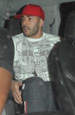 RIHANNA and Karim Benzema at a Nightclub in Los Angeles 06/08/2015