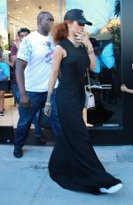 RIHANNA Out and About in Beverly Hills 07/30/2015