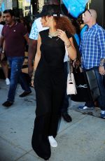 RIHANNA Out and About in Beverly Hills 07/30/2015