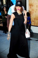 RIHANNA Out and About in Beverly Hills 07/30/2015