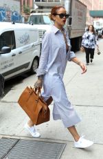 RIHANNA Out and About in New York 07/09/2015