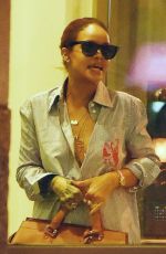 RIHANNA Out and About in New York 07/09/2015