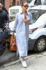 RIHANNA Out and About in New York 07/09/2015