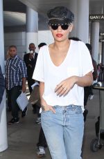 RITA ORA Arrives at Los Angeles International Airport 07/02/2015