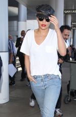 RITA ORA Arrives at Los Angeles International Airport 07/02/2015