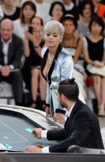 RITA ORA at Chanel Fashion Show in Paris