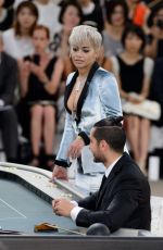 RITA ORA at Chanel Fashion Show in Paris