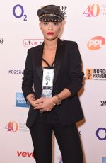 RITA ORA at Nordoff Robbins O2 Silver Clef Awards in London
