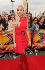 RITA ORA at The X Factor Auditions in Manchester 07/08/2015