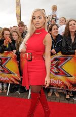 RITA ORA at The X Factor Auditions in Manchester 07/08/2015