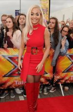 RITA ORA at The X Factor Auditions in Manchester 07/08/2015