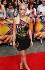 RITA ORA at X Factor Audition in London 07/16/2015