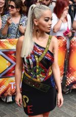 RITA ORA at X Factor Audition in London 07/16/2015