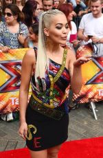 RITA ORA at X Factor Audition in London 07/16/2015