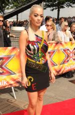 RITA ORA at X Factor Audition in London 07/16/2015