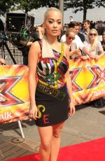 RITA ORA at X Factor Audition in London 07/16/2015