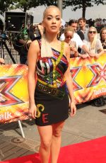 RITA ORA at X Factor Audition in London 07/16/2015