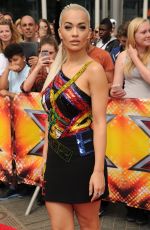 RITA ORA at X Factor Audition in London 07/16/2015