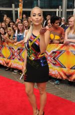RITA ORA at X Factor Audition in London 07/16/2015