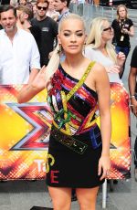 RITA ORA at X Factor Audition in London 07/16/2015