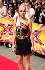 RITA ORA at X Factor Audition in London 07/16/2015
