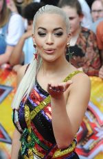 RITA ORA at X Factor Audition in London 07/16/2015