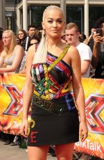 RITA ORA at X Factor Audition in London 07/16/2015