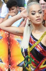RITA ORA at X Factor Audition in London 07/16/2015