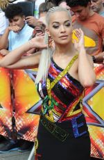 RITA ORA at X Factor Audition in London 07/16/2015