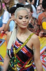 RITA ORA at X Factor Audition in London 07/16/2015