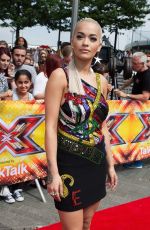 RITA ORA at X Factor Audition in London 07/16/2015