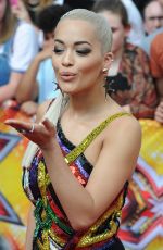 RITA ORA at X Factor Audition in London 07/16/2015