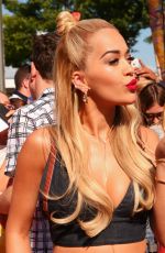 RITA ORA at X Factor Audition in London 07/19/2015