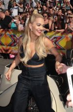 RITA ORA at X Factor Audition in London 07/19/2015