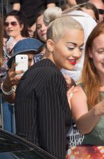 RITA ORA at X Factor Audition in London 07/21/2015