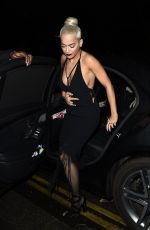 RITA ORA Night Out in London 07/14/2015