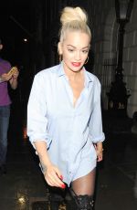 RITA ORA Night Out in London 07/26/2015