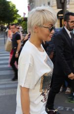 RITA ORA Out and About in Paris 07/06/2015