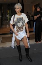 RITA ORA Out and About in Paris 07/06/2015