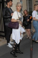 RITA ORA Out and About in Paris 07/06/2015